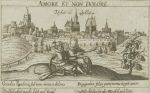 Panorama Cieszyna, miedzioryt Daniela Meissnera z dzieła „Sciographia cosmica” Norymberga 1637 r.